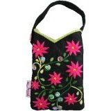 Jazzd Floral Print Silk Cell Phone Holder